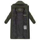 Marikoo Tikoraa Damen Winter Steppmantel N102 Dark Olive-Größe L - Gr. 40