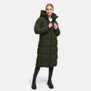 Marikoo Tikoraa Damen Winter Steppmantel N102 Dark Olive-Größe L - Gr. 40