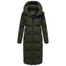 Marikoo Tikoraa Damen Winter Steppmantel N102 Dark Olive-Größe L - Gr. 40