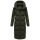 Marikoo Tikoraa Damen Winter Steppmantel N102 Dark Olive-Größe L - Gr. 40