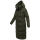 Marikoo Tikoraa Damen Winter Steppmantel N102 Dark Olive-Größe L - Gr. 40