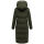 Marikoo Tikoraa Damen Winter Steppmantel N102 Dark Olive-Größe L - Gr. 40