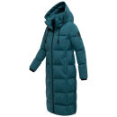 Marikoo Tikoraa Damen Winter Steppmantel N102 Ocean Green-Größe M - Gr. 38