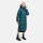 Marikoo Tikoraa Damen Winter Steppmantel N102 Ocean Green-Größe M - Gr. 38