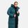 Marikoo Tikoraa Damen Winter Steppmantel N102 Ocean Green-Größe M - Gr. 38