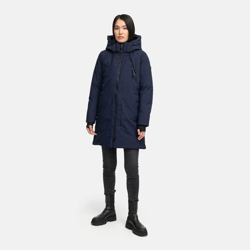 Navahoo Winterzart Damen Winterparka N109 Navy Größe S - Gr. 36