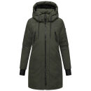 Navahoo Winterzart Damen Winterparka N109 Dark Olive Größe XL - Gr. 42