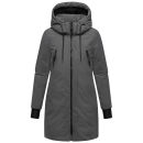 Navahoo Winterzart Damen Winterparka N109 Anthrazit Größe XL - Gr. 42