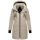 Navahoo Winterzart Damen Winterparka N109 Light Taupe Größe M - Gr. 38
