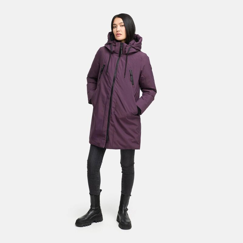 Navahoo Winterzart Damen Winterparka N109 Dusty Plum Größe XXL - Gr. 44