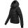 Marikoo Yukanii Damen Winterjacke Steppjacke kurz N114 Schwarz-Größe XS - Gr. 34