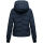 Marikoo Yukanii Damen Winterjacke Steppjacke kurz N114 Navy-Größe S - Gr. 36