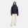 Marikoo Yukanii Damen Winterjacke Steppjacke kurz N114 Navy-Größe L - Gr. 40