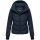 Marikoo Yukanii Damen Winterjacke Steppjacke kurz N114 Navy-Größe L - Gr. 40