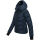 Marikoo Yukanii Damen Winterjacke Steppjacke kurz N114 Navy-Größe L - Gr. 40
