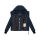 Marikoo Yukanii Damen Winterjacke Steppjacke kurz N114 Navy-Größe L - Gr. 40