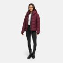 Marikoo Yukanii Damen Winterjacke Steppjacke kurz N114 Wine-Größe XS - Gr. 34