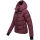 Marikoo Yukanii Damen Winterjacke Steppjacke kurz N114 Wine-Größe XS - Gr. 34