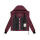 Marikoo Yukanii Damen Winterjacke Steppjacke kurz N114 Wine-Größe XS - Gr. 34