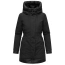 Navahoo Winterprinzessin Damen Herbst Winter Jacke N108 Schwarz Größe M - Gr. 38
