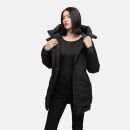 Navahoo Winterprinzessin Damen Herbst Winter Jacke N108 Schwarz Größe L - Gr. 40
