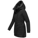 Navahoo Winterprinzessin Damen Herbst Winter Jacke N108 Schwarz Größe L - Gr. 40
