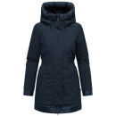 Navahoo Winterprinzessin Damen Herbst Winter Jacke N108 Navy Größe L - Gr. 40