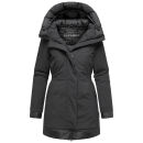 Navahoo Winterprinzessin Damen Herbst Winter Jacke N108 Anthrazit Größe M - Gr. 38