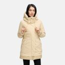 Navahoo Winterprinzessin Damen Herbst Winter Jacke N108 Beige Größe XXXL - Gr. 46
