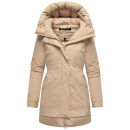 Navahoo Winterprinzessin Damen Herbst Winter Jacke N108 Beige Größe XXXL - Gr. 46