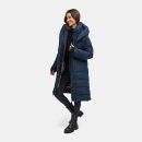 Navahoo Laubzauber Damen Winter Steppmantel Parka N080 Navy M - Gr. 38