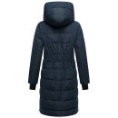 Navahoo Laubzauber Damen Winter Steppmantel Parka N080 Navy M - Gr. 38