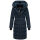 Navahoo Laubzauber Damen Winter Steppmantel Parka N080 Navy M - Gr. 38