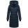 Navahoo Laubzauber Damen Winter Steppmantel Parka N080 Navy M - Gr. 38