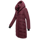 Navahoo Laubzauber Damen Winter Steppmantel Parka N080 Wine M - Gr. 38