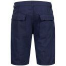 A. Salvarini Herren Leinen Shorts AS-408 Dunkelblau-W33