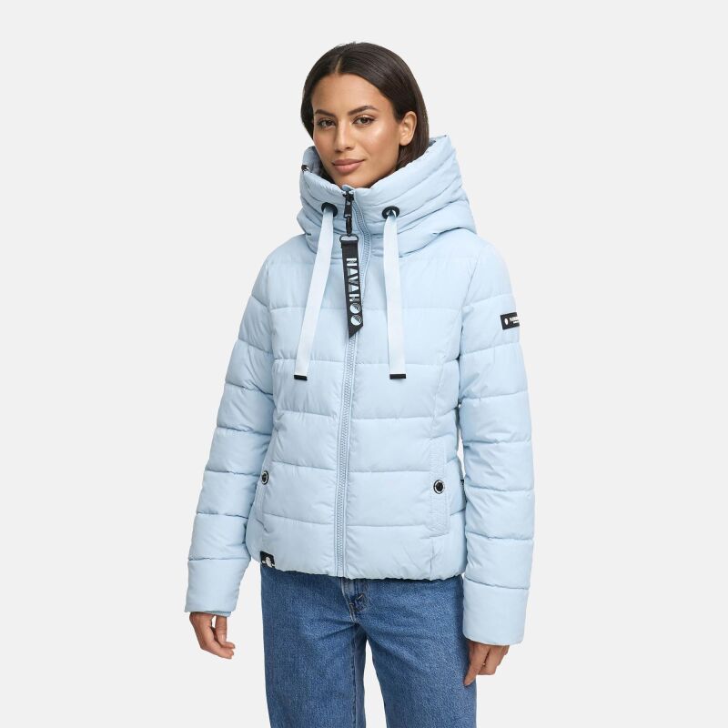 Navahoo Amayaa Damen Winter Steppjacke B930 Pastel Blue Größe M - Gr. 38