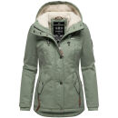Marikoo Bikoo Damen Herbst Winter Jacke B802 Smokey Mint Größe M - Gr. 38