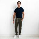 Indicode Inboris Herren lange mit Leinen Stoff Hosen B798 Army-Größe M - Gr. M