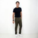 Indicode Inboris Herren lange mit Leinen Stoff Hosen B798 Army-Größe M - Gr. M