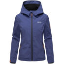 Marikoo Erdbeere Damen Herbst Winter Jacke mit Kapuze B659 Blue Violet Größe XS - Gr. 34