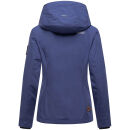 Marikoo Erdbeere Damen Herbst Winter Jacke mit Kapuze B659 Blue Violet Größe XS - Gr. 34