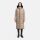 Navahoo Knuddelfee Damen lange Winterjacke B990 Taupe Grey Größe XXL - Gr. 44