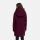 Marikoo Maikoo Damen Mantel mit Kapuze Trenchcoat Jacke B819 Wine Größe S - Gr. 36