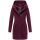 Marikoo Maikoo Damen Mantel mit Kapuze Trenchcoat Jacke B819 Wine Größe S - Gr. 36