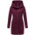 Marikoo Maikoo Damen Mantel mit Kapuze Trenchcoat Jacke B819 Wine Größe S - Gr. 36