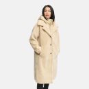 Navahoo Teddyzauber Damen Winterjacke Teddyfell-Mantel N041 Beige Größe XXXL - Gr. 46