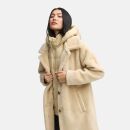 Navahoo Teddyzauber Damen Winterjacke Teddyfell-Mantel N041 Beige Größe XXXL - Gr. 46