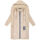 Navahoo Teddyzauber Damen Winterjacke Teddyfell-Mantel N041 Beige Größe XXXL - Gr. 46