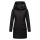 Marikoo Mayleen Damen Softshell Jacke mit Kapuze B856 Schwarz Größe XXXXL - Gr. 48